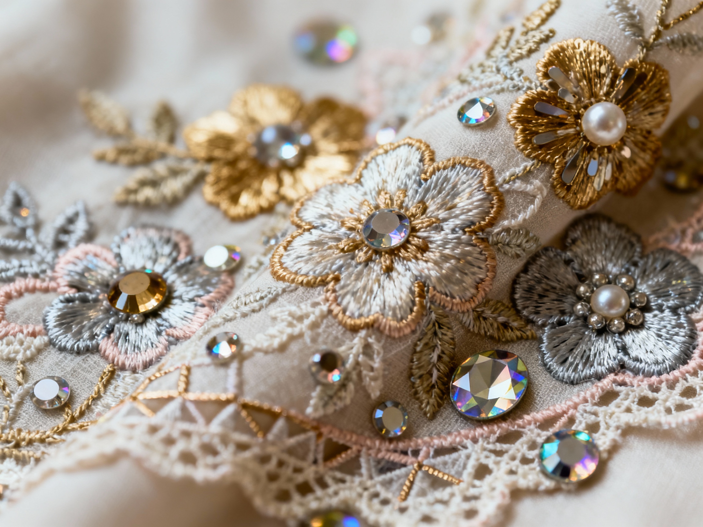 Unlocking the Power of Embroidered Flower Lace & Beaded Appliques