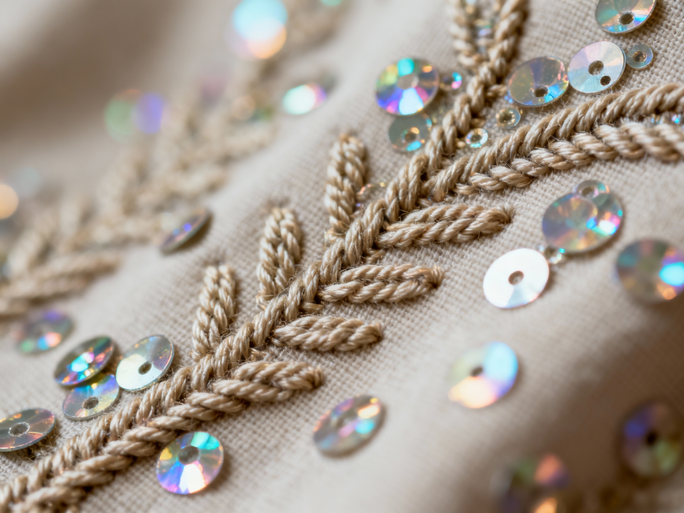 Sequin Appliques & Corded Embroidery: How to Shine in Fashion and Decor