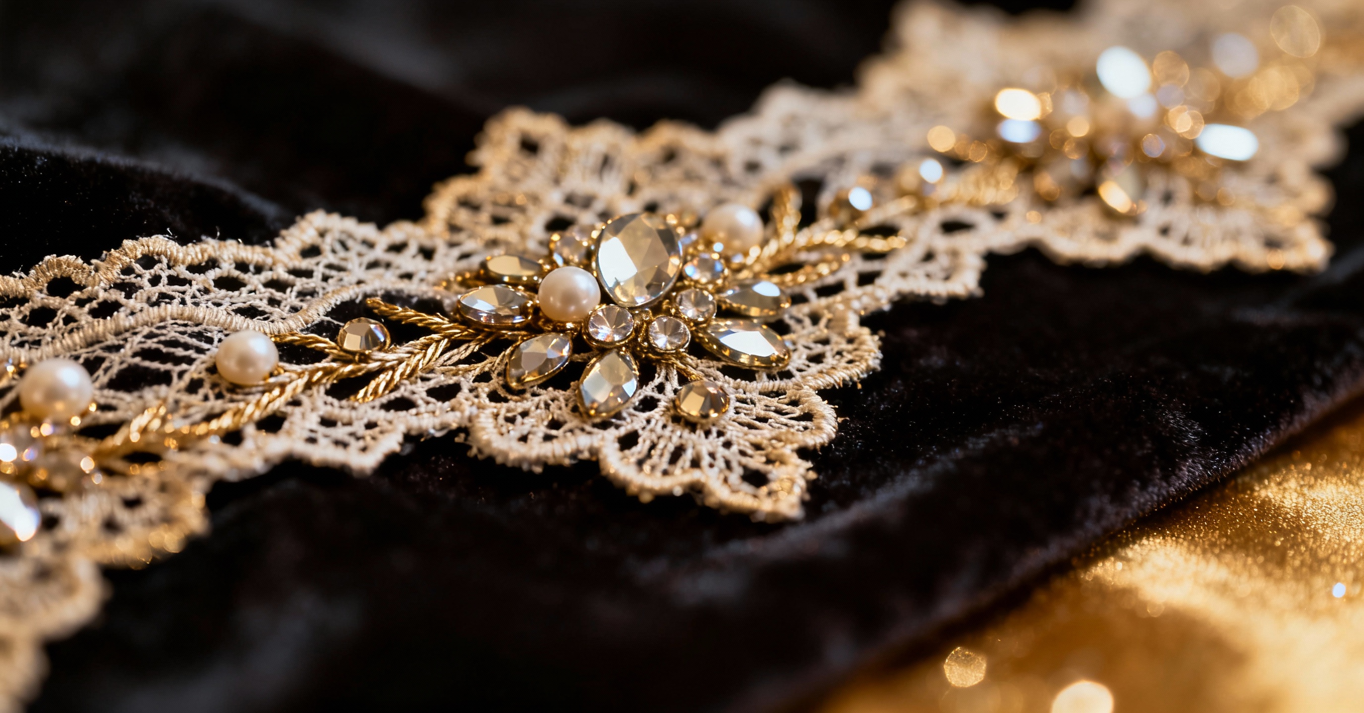 Beaded and Sequin Appliqués: The Secret to Eye-Catching Lace Borders