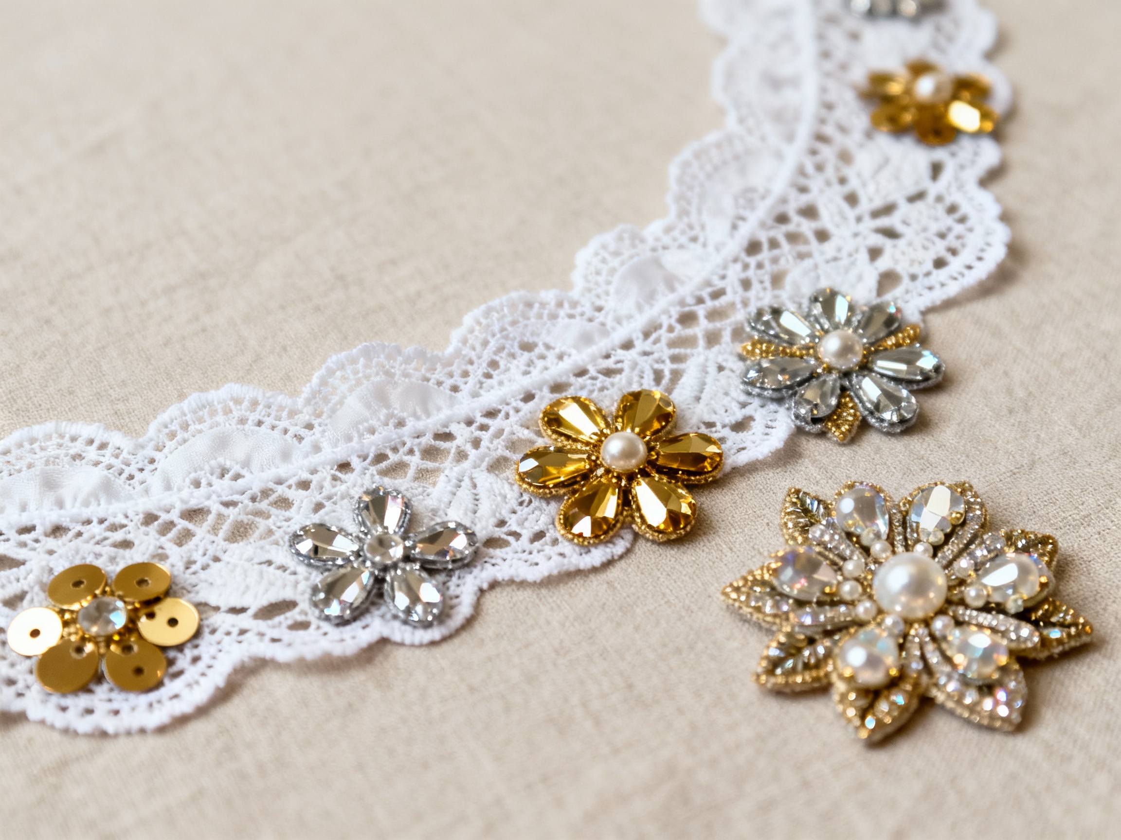 Lace, Sequins & Beads: Decorating Clothes & Home